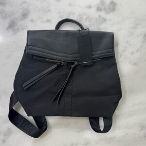 Botkier New York Trigger Black Bag Mini Backpack Black Nylon NWT